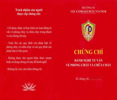 Chứng chỉ hành nghề thiết kế PCCC