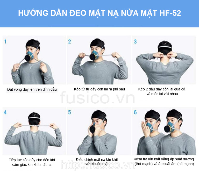 Hướng dẫn sử dụng mặt nạ chống khói